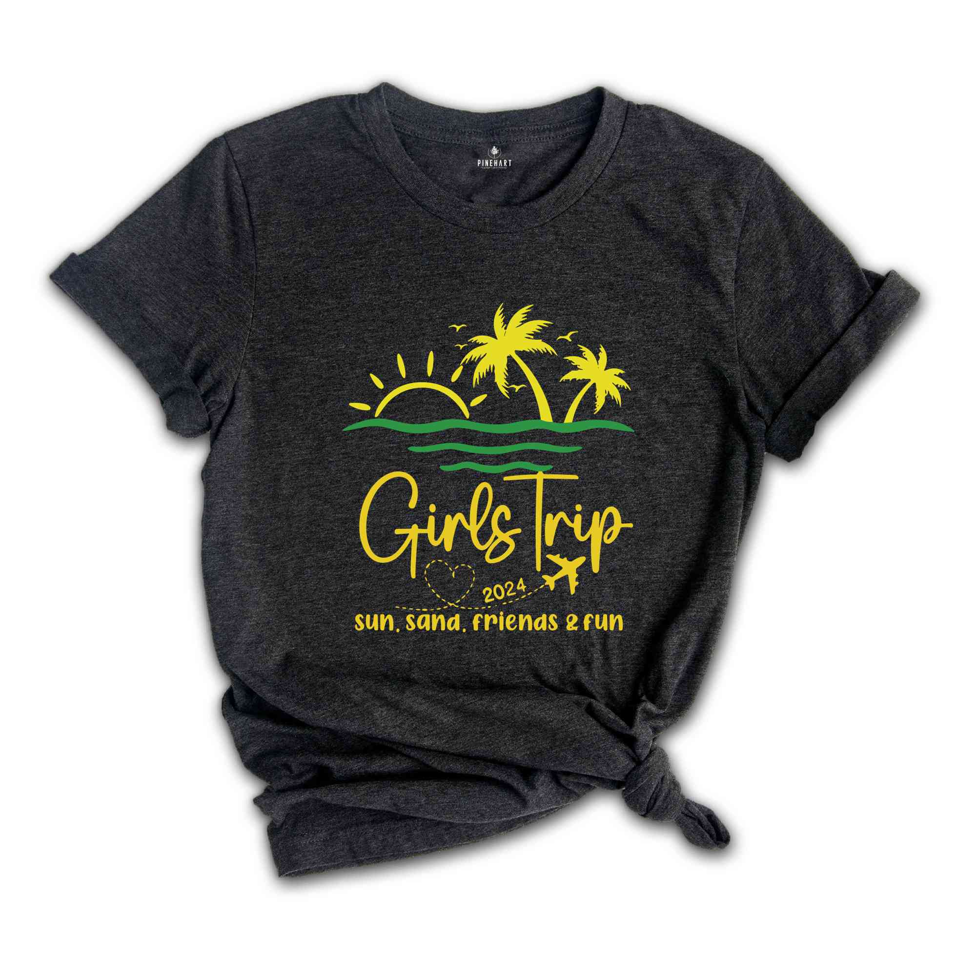 Custom Girls Trip 2024 Shirt,Girls Trip Shirts,Girls Vacation Shirt, Summer Shirt, Summer Vacation Shirt, Beach Shirt