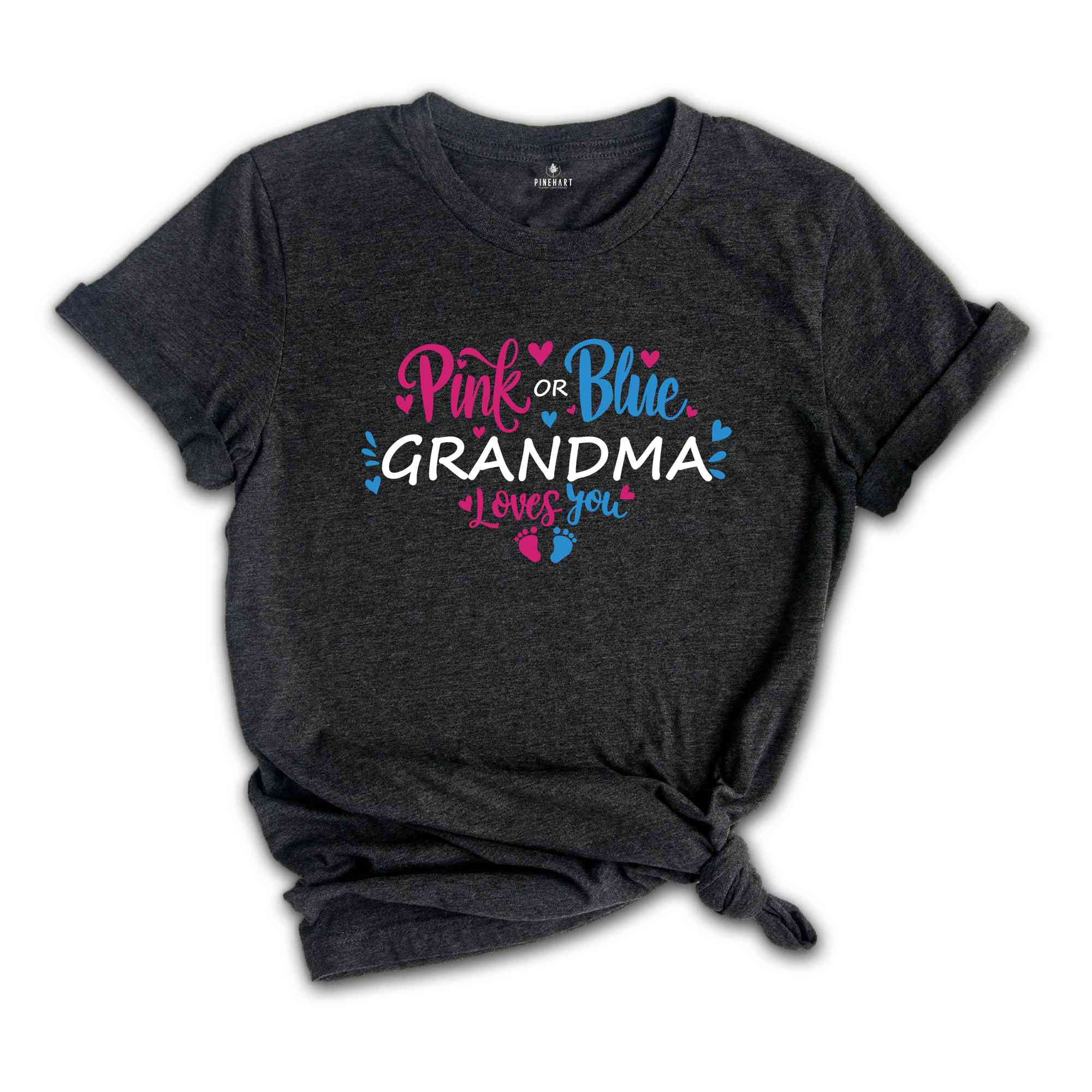 Gender Reveal Party T-Shirts, Pink or Blue Mommy Loves You Shirt, Mommy Daddy Baby Announcement Shirt, Pregnancy Annoucement Gifts