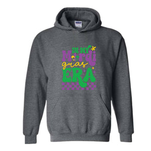 In My Mardi Gras Era Hoodie , Mardi Gras Sweatshirt, Fat Tuesday Sweatshirt, Carnival Sweatshirt, Louisiana Sweatshirt, Festival Sweater