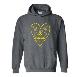 Bee Mine Sweatshirt, Valentine Couple Sweatshirt, Heart Sweatshirt, Valentine Matching Sweatshirt, Valentines Day Sweater