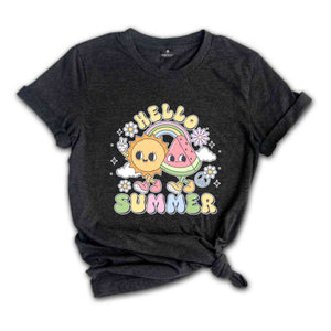 Hello Summer Shirt, Summer Vibes Shirt, Beach Shirt, Vacation Shirt, Beachy Tshirt, Fun Summer Shirt, Summer Camp Shirt, Cute Summer Shirt