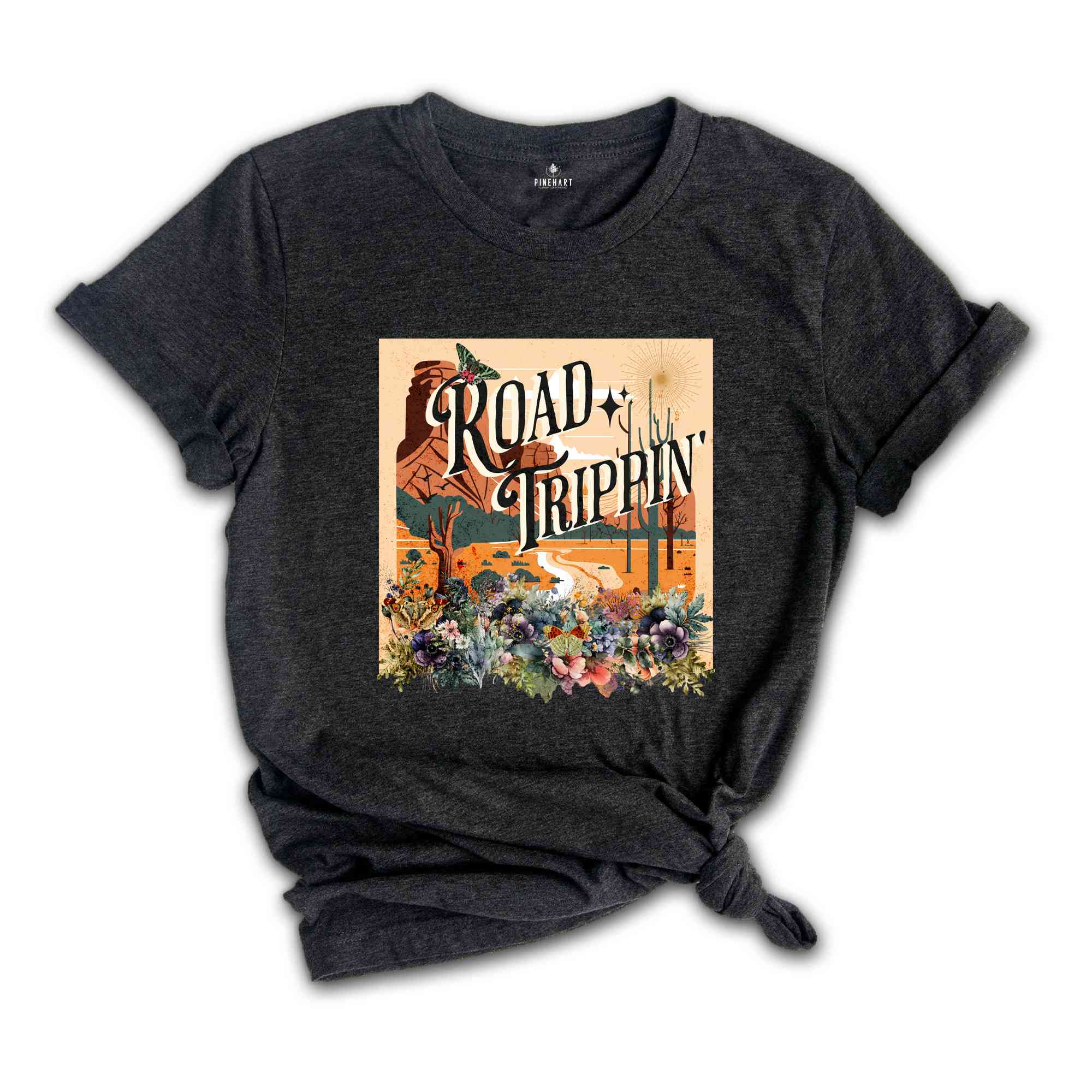 Road Trippin Shirt, Floral Road Trip Shirt, Vacation Shirt, Cute Vacation Shirt, Road Trip Shirt, Traveler Gift, Travel Shirt, Adventure Tee