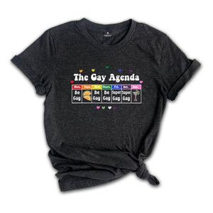 The Gay Agenda Pride Month Shirt, Lgbt Pride Shirt, Equality Shirt, Lgbtq Gift Shirt, Pride Month Shirt, Funny Gay Shirt