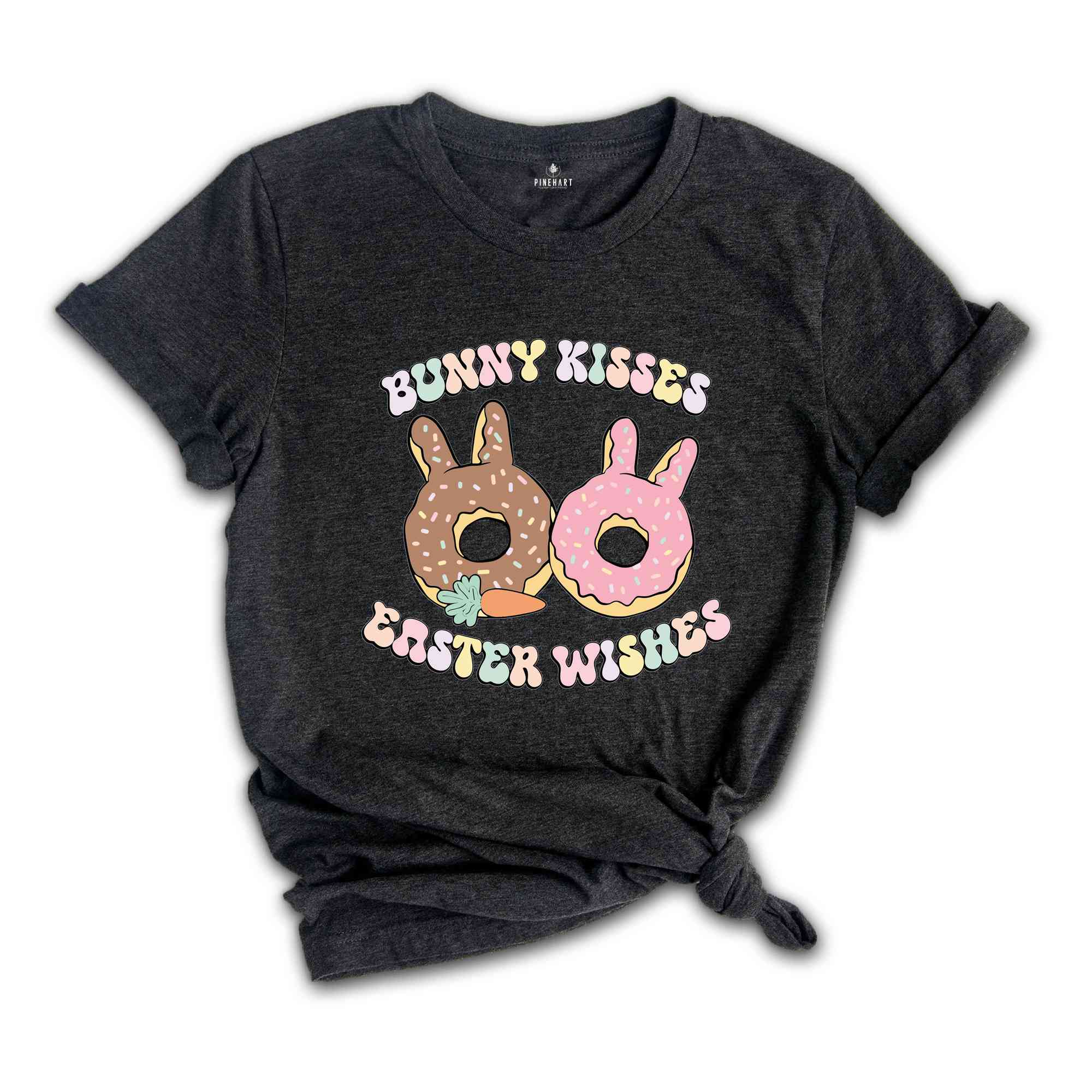 Bunny Kisses Easter Wishes Shirt, Easter Day Shirt, Easter Bunny Tee, Easter Day Gift, Cute Easter Day T-Shirt