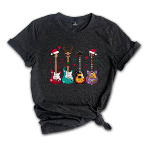 Electric Guitar Christmas Shirt, Electric Guitar Shirt, Music Christmas Shirt, Guitarist Shirt, Electric Guitarist Shirt, Musical Shirt