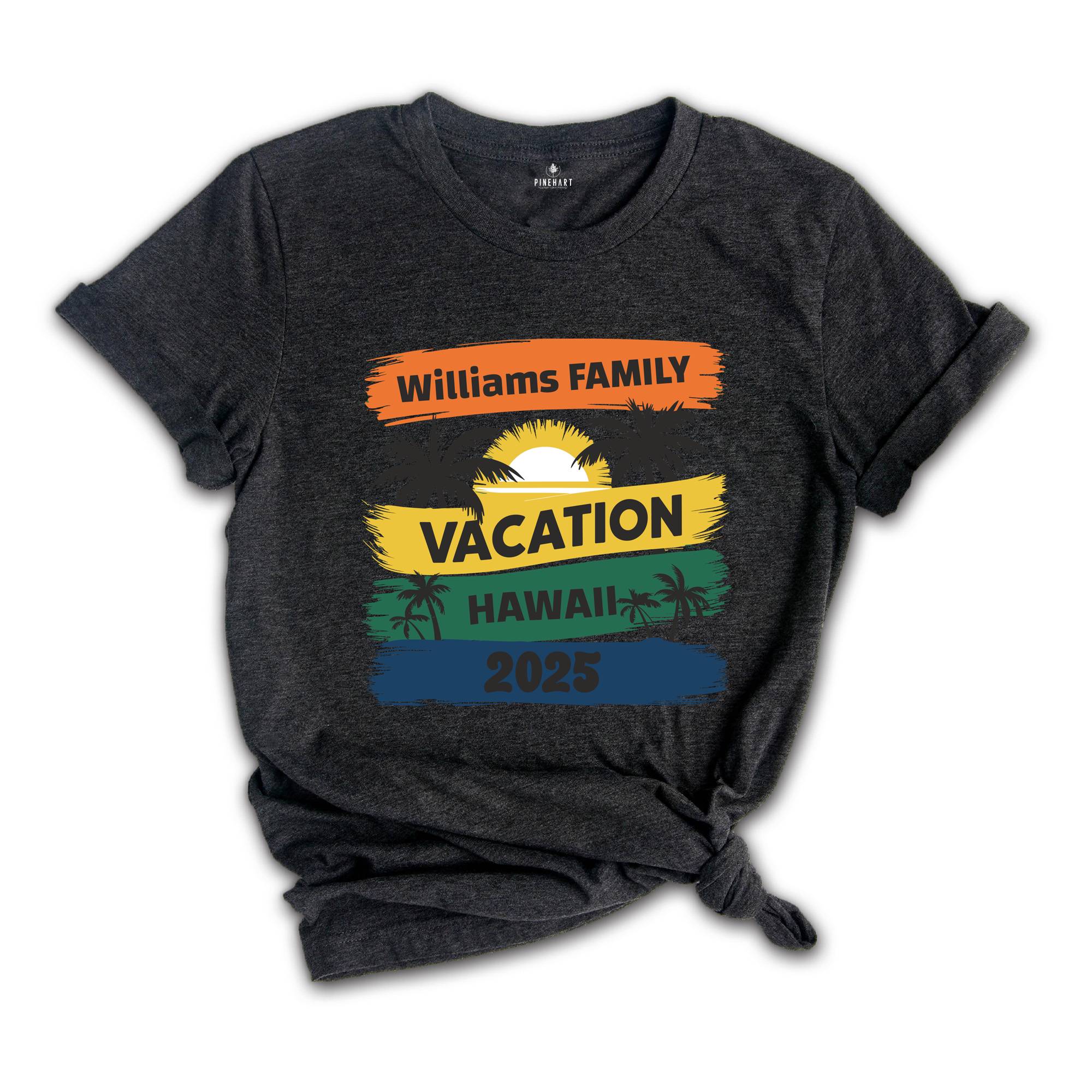 Family Vacation 2025 Shirt, Matching Family Trip Shirt, Personalized Family Shirt, Custom Vacation Shirt, Family Cruise Shirt, Summer Shirts