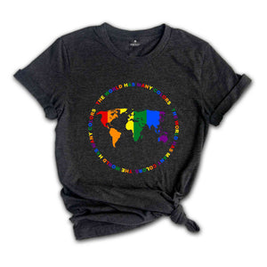 The World Has Many Colors Shirt, Lgbt Shirt, Pride The World Has Many Shirt, Pride Month Shirt, Equality Shirt, Lgbt Pride