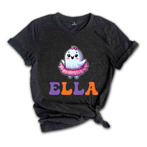 Custom Halloween Shirt, Personalized Trick Or Treat Shirt, Custom Halloween Shirt, Halloween Shirt, Name Halloween Custom Shirt, Name Shirt