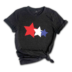 USA Stars Shirt, 4th Of July Shirt, Star Glitter Shirt, Fourth Of July Shirt, Independence Shirt, Patriotic Shirt, USA Shirt, America Shirt