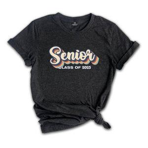 Vintage Senior 2025 T-shirt, Senior 2025 Shirt, Class Of 2025 Shirt, Graduation 2025 Shirt, Graduation Shirt, Class of 2025