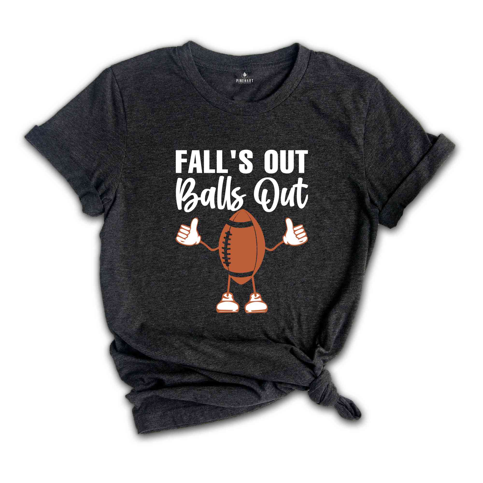 Fall's Out Balls Out Shirt, Football Shirt, Fall Football Shirt, Football Thanksgiving Shirt, Retro Fall Shirt, Fall Game Day Shirt