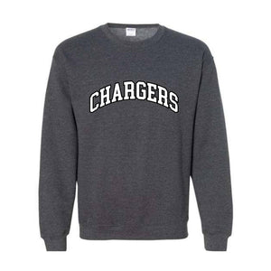 Team Mascot Sweatshirt, Chargers Team Sweatshirt, Chargers Team Spirit Sweatshirt, Chargers Fan Sweatshirt, Chargers School Sweatshirt