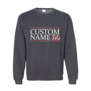 Custom Election 2024 Sweatshirt, Custom USA Election Day Hoodie, Custom President Sweatshirt, Custom Political Sweatshirt, Custom Elec