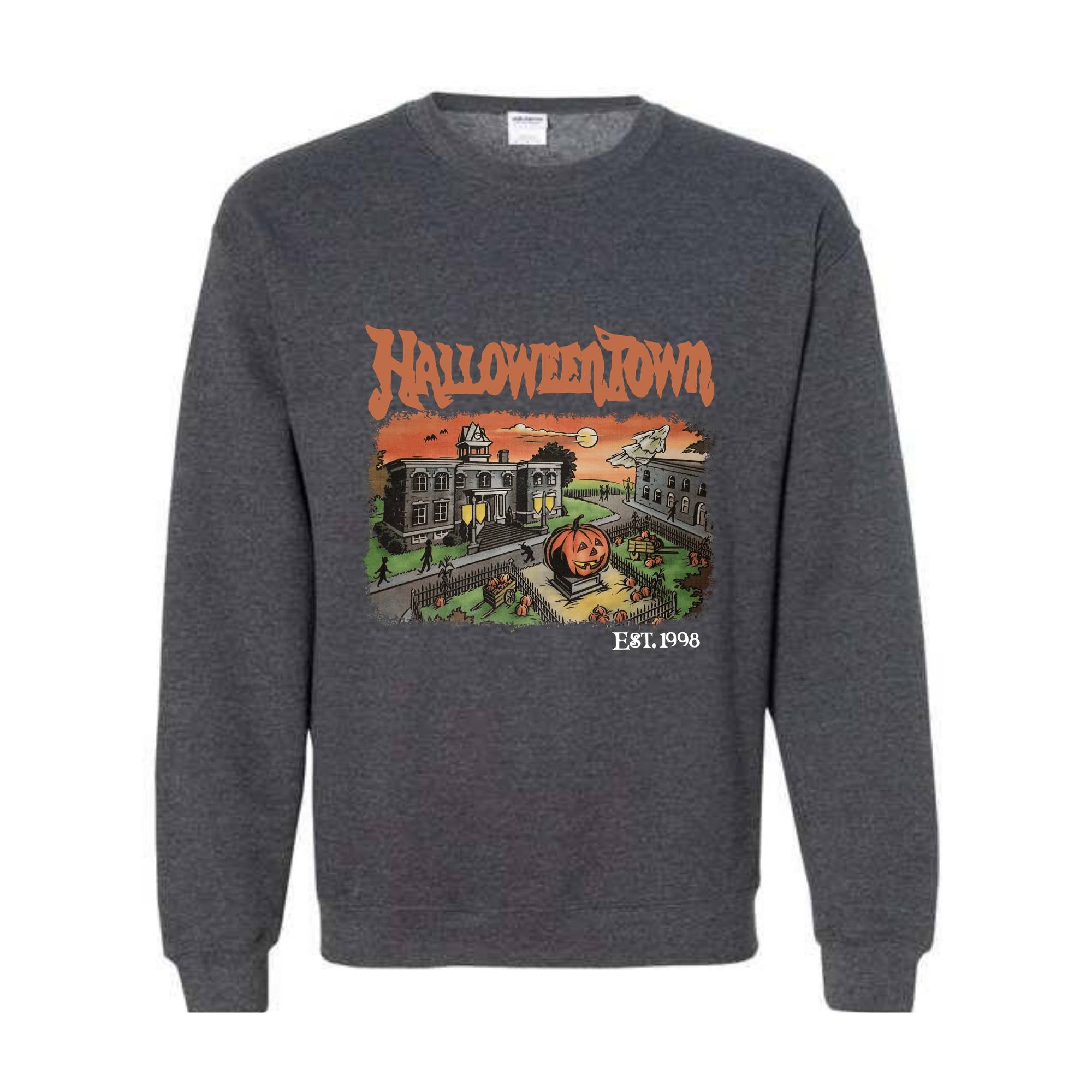 Halloweentown Est. 1998 Sweatshirt, Halloweentown University, Retro Halloweentown , Fall Sweater, Halloween Sweatshirt