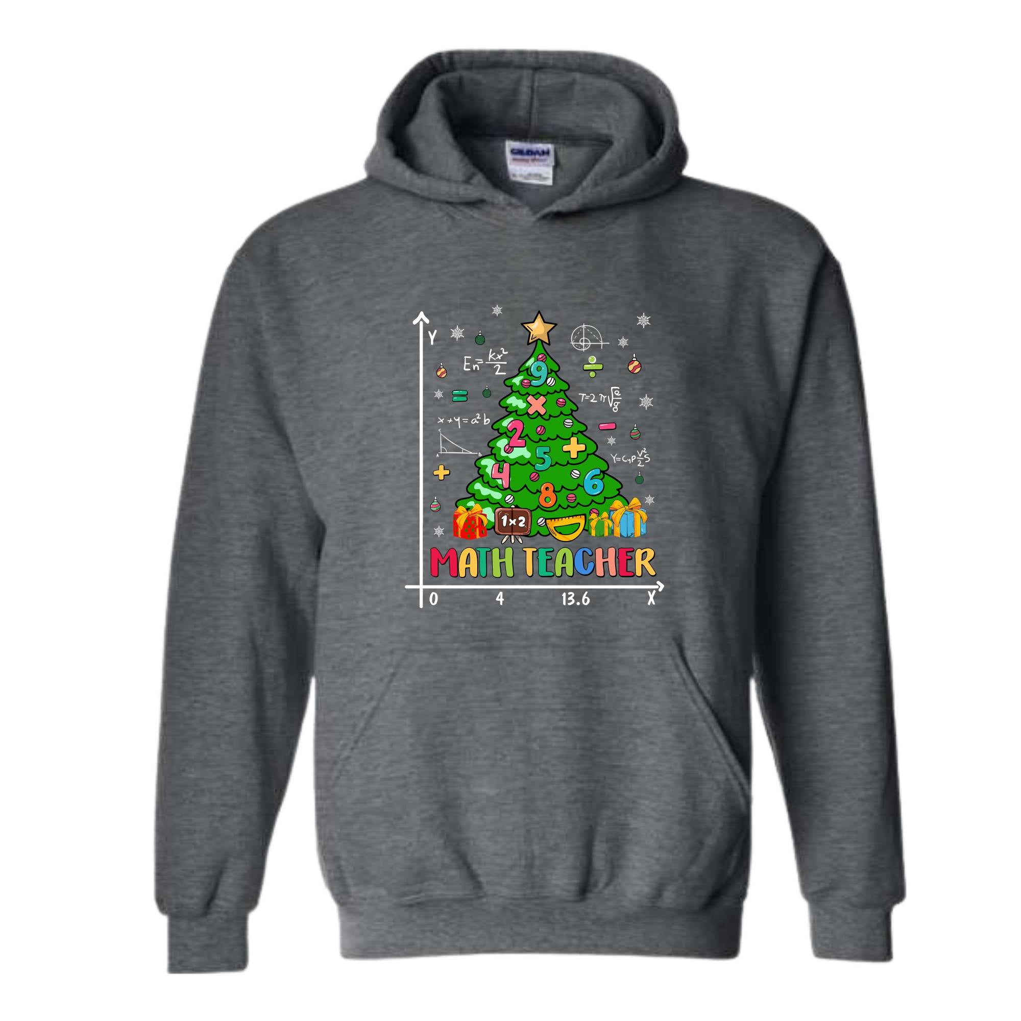 Christmas Tree Math Teacher Sweatshirt, Math Teacher Lover, Teaching Math Hoodie, Mathematics Sweatshirt, Math Christmas Sweater