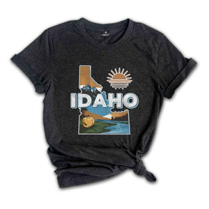 Retro State Of Idaho Shirt, State Of Idaho Shirt, State Shirt, Idaho Shirt, Idaho Lover Shirt, Family Trip Shirt, Travel Shirt