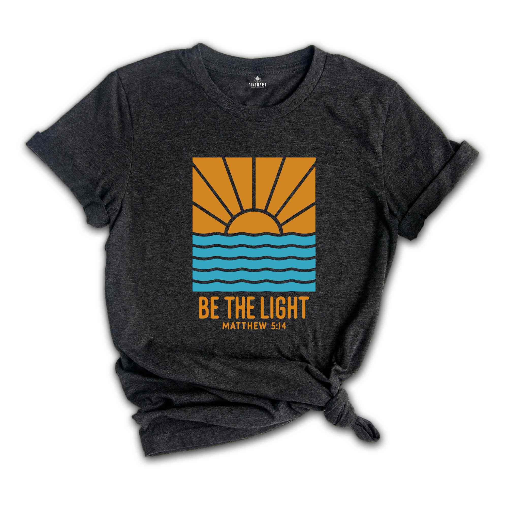 Be The Light Matthew 5:14 Shirt, Christian Shirt, Bible Verse Shirt, Flower Sea Shirt, Religious Shirt, Jesus God Shirt, Inspirational Shirt