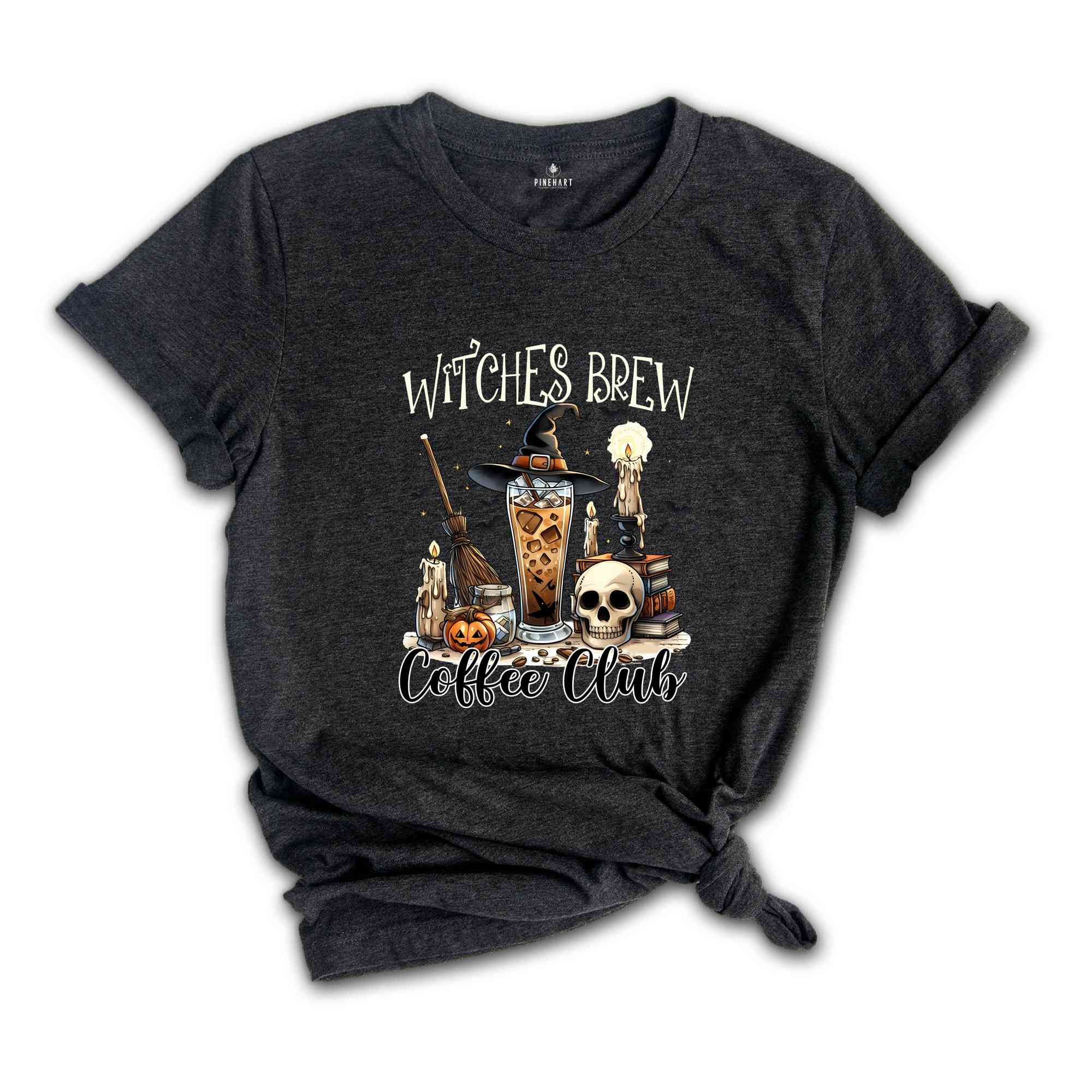 Witches Brew Coffee Club Shirt, Halloween Shirt, Spooky Pumpkin Shirt, Halloween Party Shirt, Halloween Party