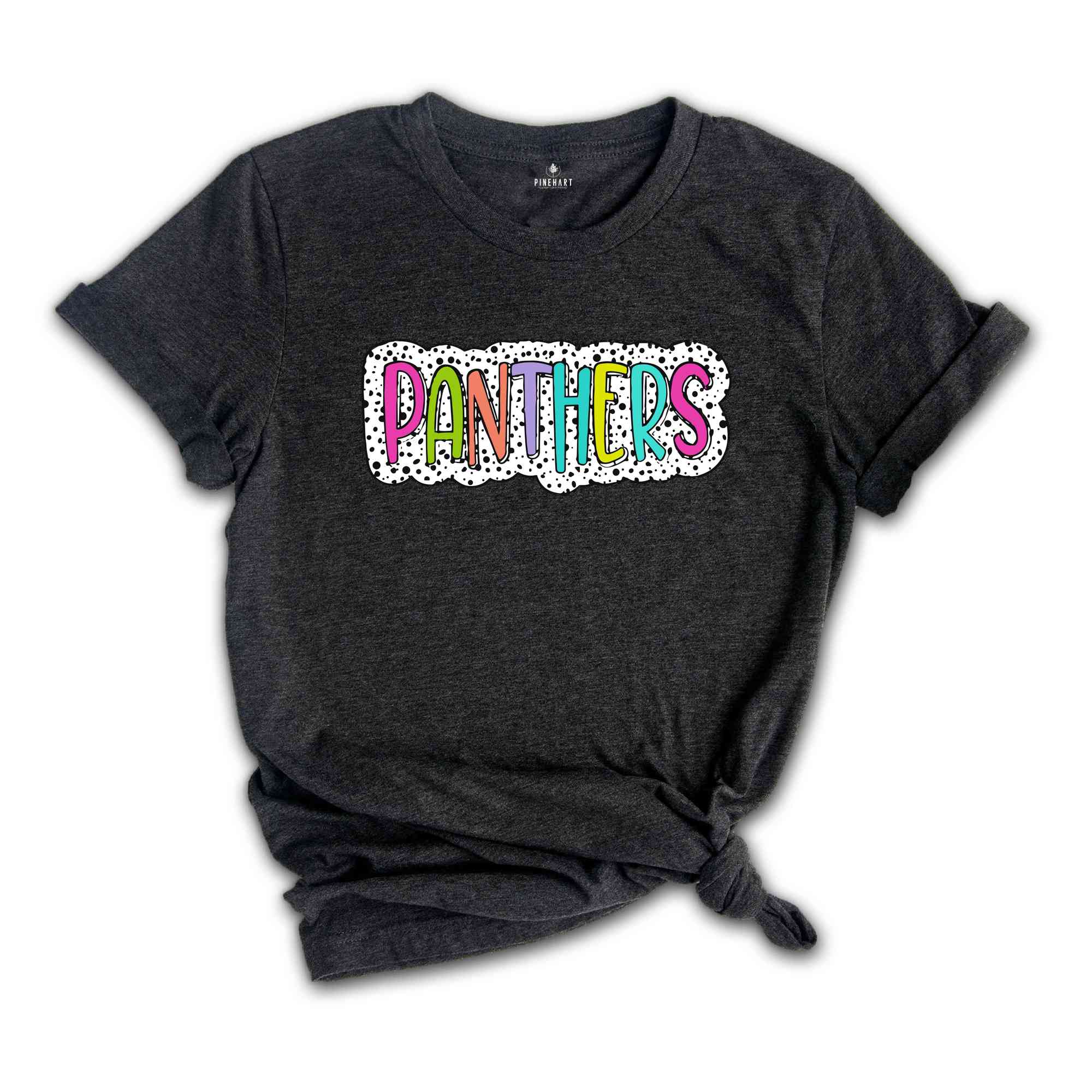 Panthers Shirt, Game Day Shirt, Mascot Panthers Shirt, Mascot School Shirt, Mascot Spirit Shirt, Cheerleader Shirt, Baseball Mom Tee