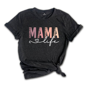 Mama Life Shirt, Mama Shirt, Leopard Mama Shirt, Mom Shirt, Colorful Mama Shirt, Blessed Mama Shirt, Mother's Day Shirt, Mama Gift