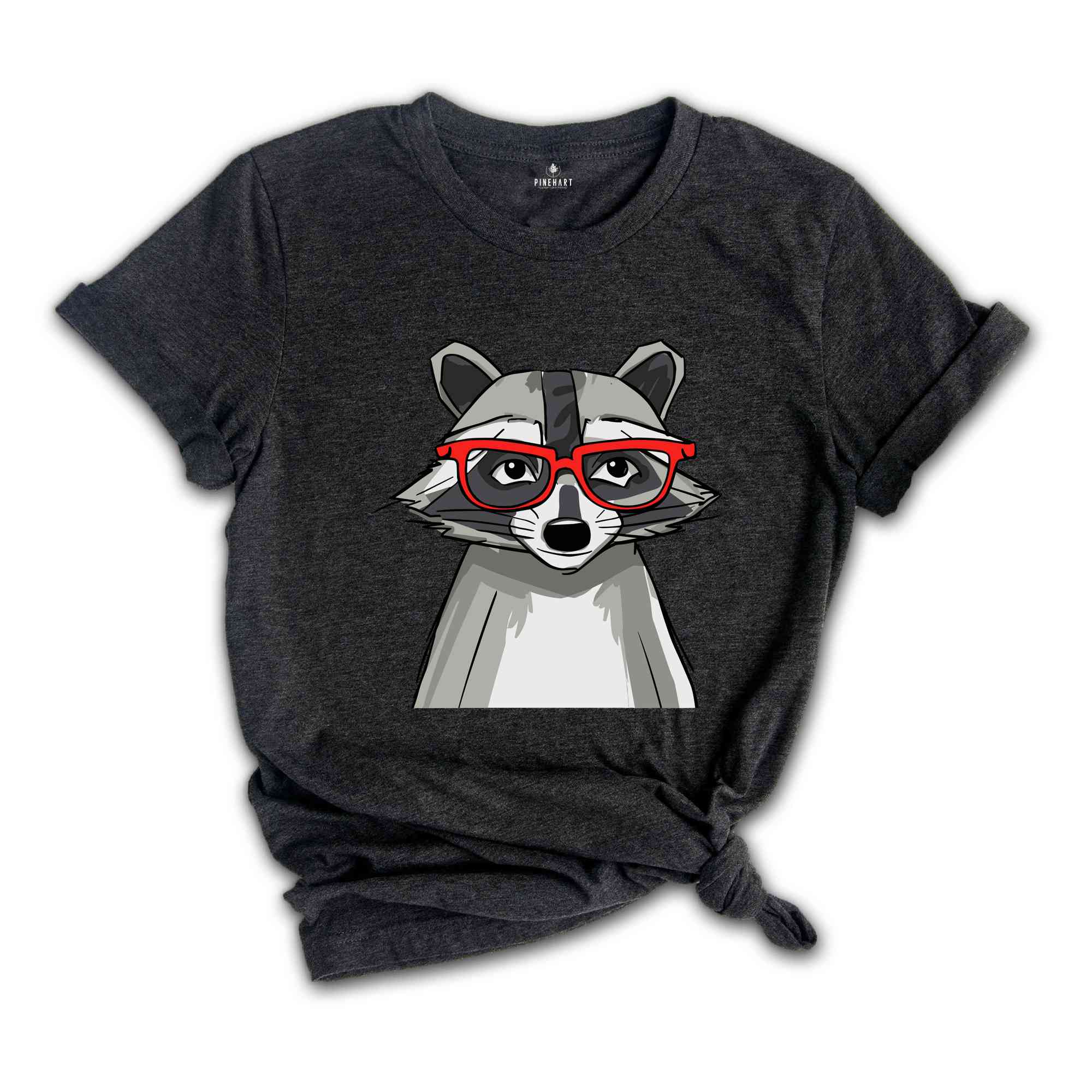 Raccoon Shirt, Cute Animal T-Shirt, Raccoon With Glasses, Raccoon Lover Shirt, Raccoon Gift, Raccoon Sweatshirt