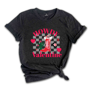 Howdy Valentines Shirt, Western Shirt, Retro Valentine Day Shirt, Western Valentines Day Gift, Western ValentinS Day