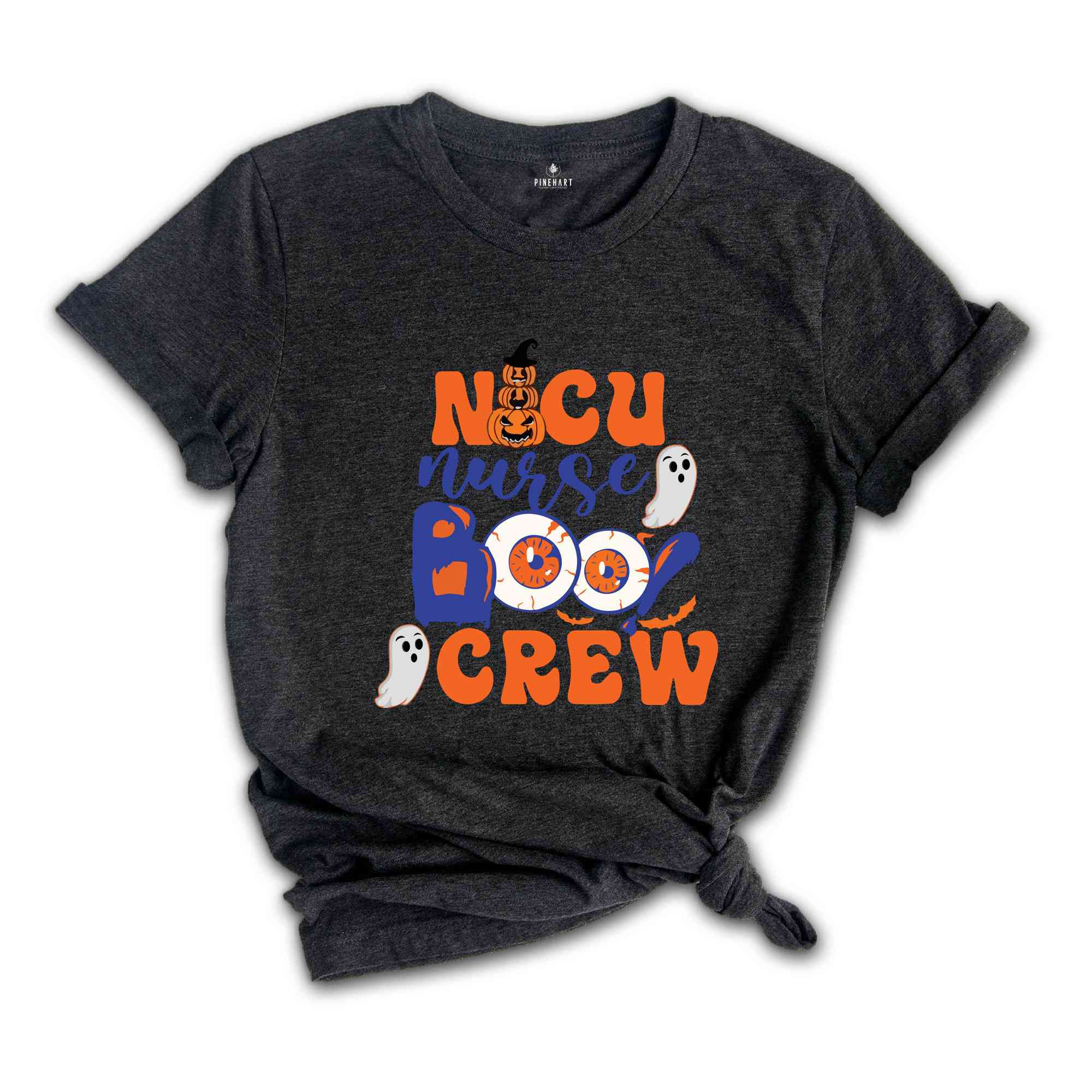 Spooky Neonatal Intensive Care Unit Nurse Gifts For Halloween, NICU Boo Crew Shirt, Halloween NICU Nurse Shirt