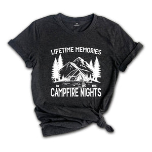 Life is Better By The Campfire Shirt, Adventure T-Shirt, Camping Heart Tee, Travel Shirt, Adventure T-Shirt, Gift for Camping Lover