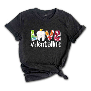 Dental T Shirt, Dental Apparel, Valentines Day, Dental Hygienist Assistant Technician, Dental Student, Dental Tee Shirt