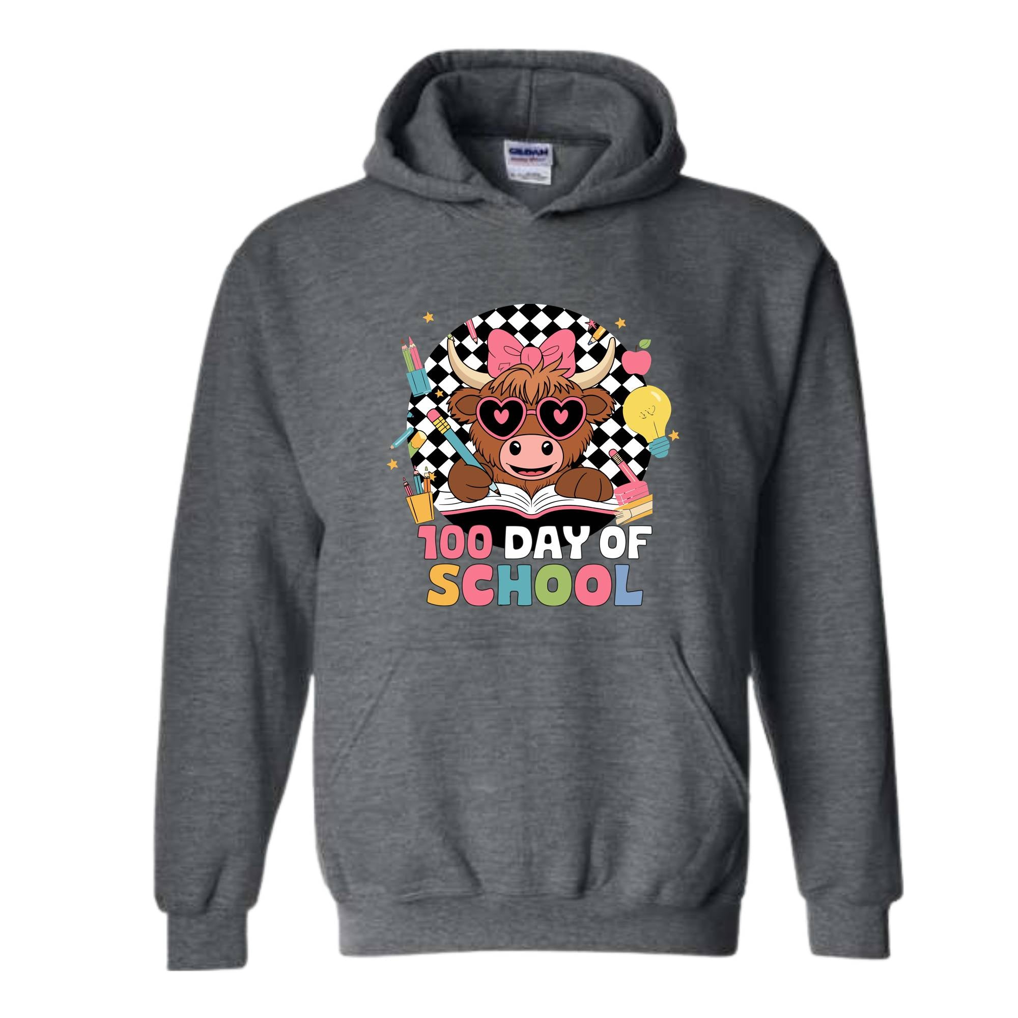 100 Days Of School Sweatshirt, 100 Days Hoodie, School Hoodie, Teacher gift, Teacher Hoodie, New Teacher Hoodie, Cute Mom Hoodie