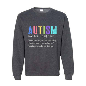 Autism Definition Sweatshirt, Retro Autism Sweatshirt, Autism Mom Sweatshirt, Autism Book lover, Autism Awareness Sweatshirt