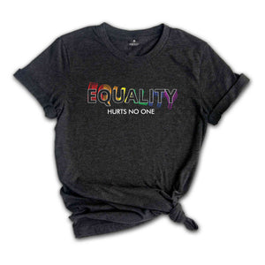 Equality Hurts No One Shirt, Love Is Love Shirt, Pride Rainbow Shirt, Equality Pride Shirt, LGBT Pride Shirt, Pride Ally Shirt, Human Rights