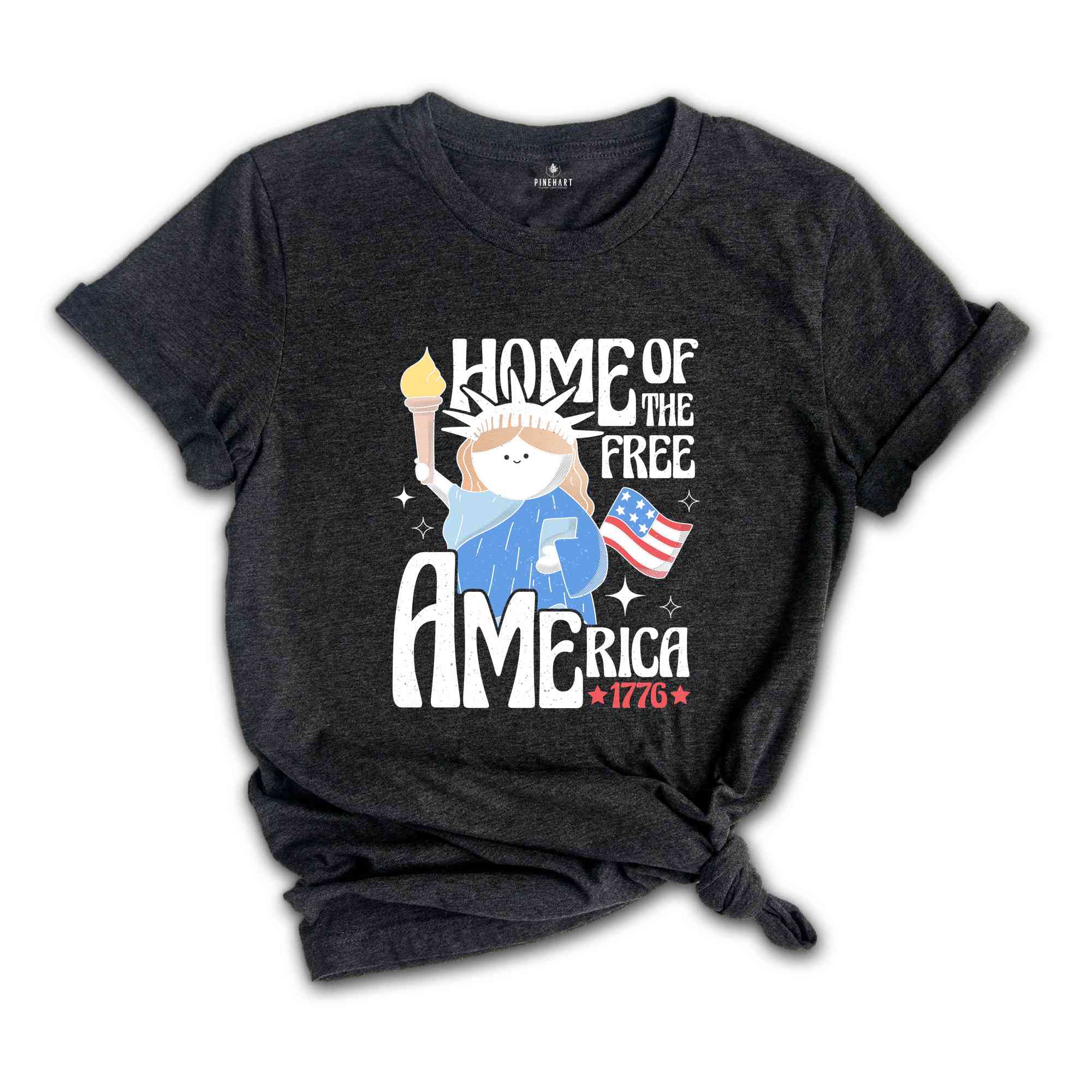 Home Of The Free America, Retro America Shirt, 4th Of July Shirt, Patriotic Shirt, Memorial Day Shirt, Republican Shirt, 1776 America