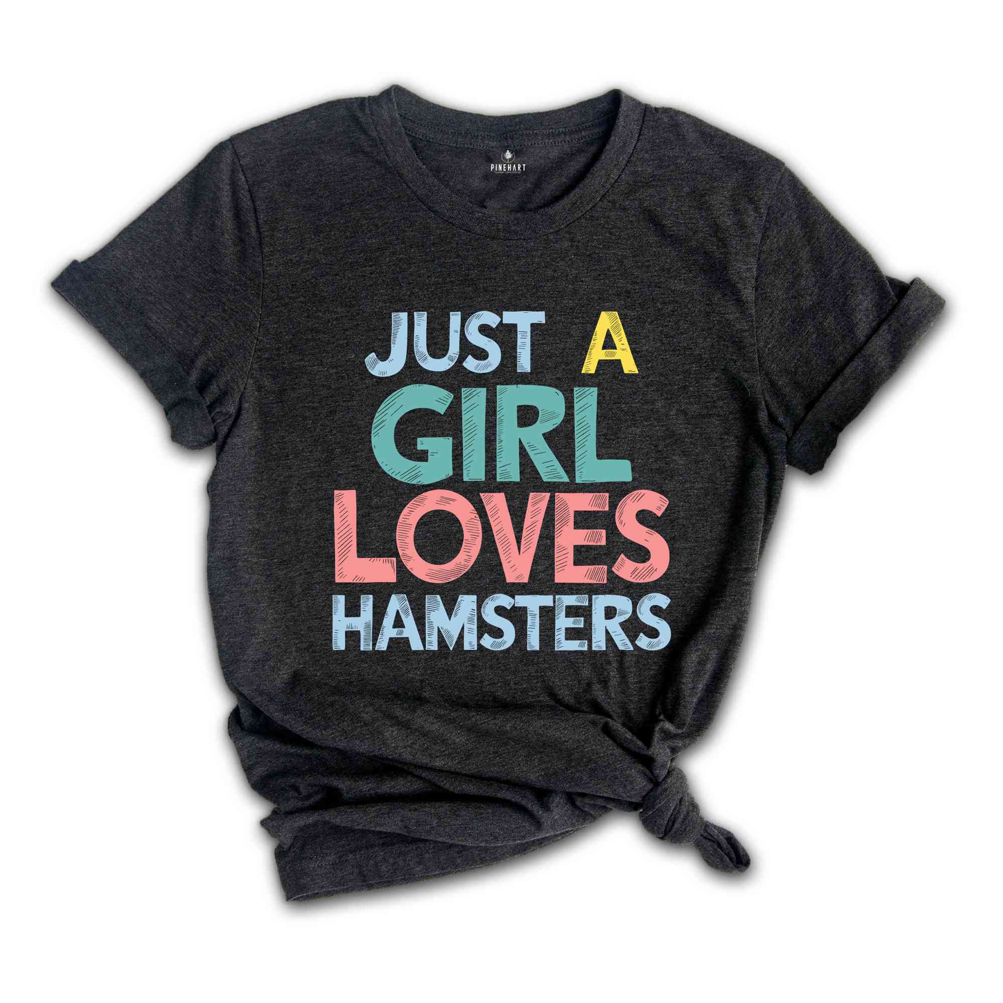 Just a Girl Who Loves Hamsters Shirt, Hamster Shirts, Hamster Gifts, Pet Hammy Owner Gift, Animal Lover Gift Shirt, Funny Animal Shirt