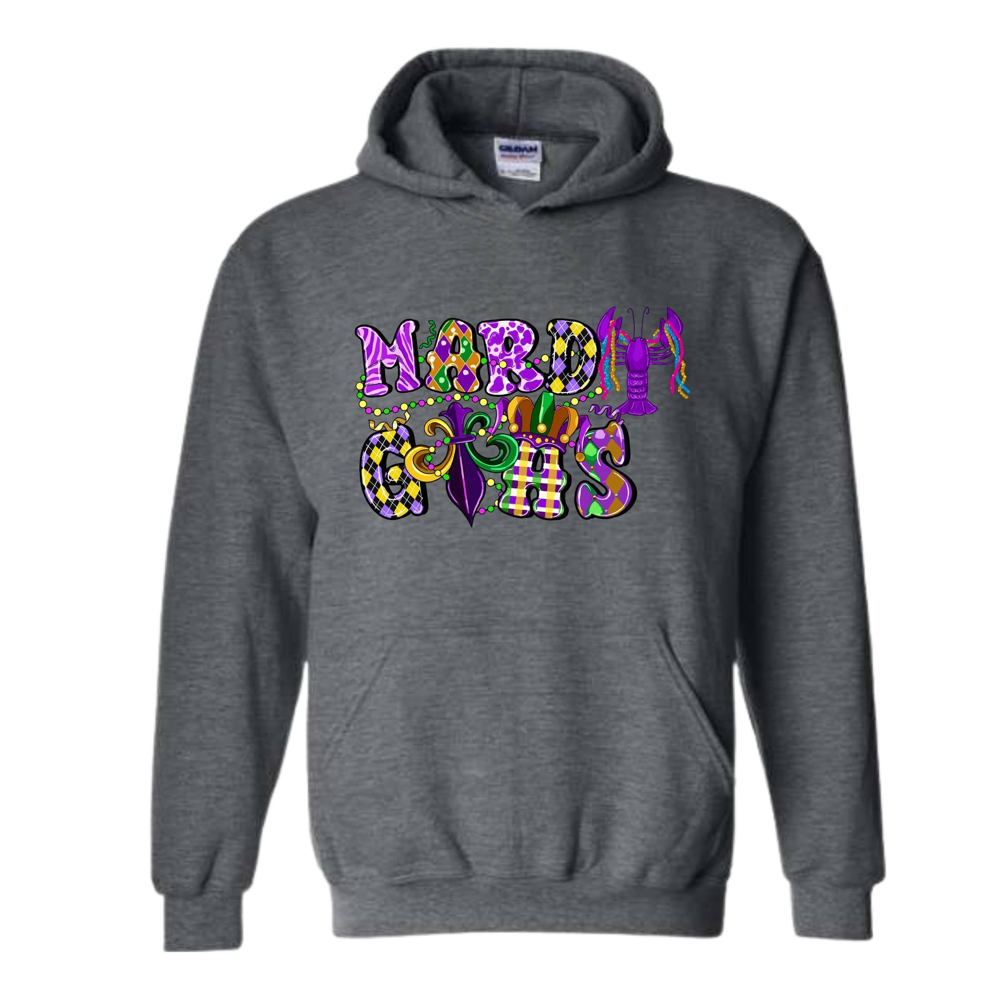 Mardi Gras Celebration Sweatshirt, Festival Hoodie, Carnival Sweatshirt, Party Wear, Mardi Gras Gift