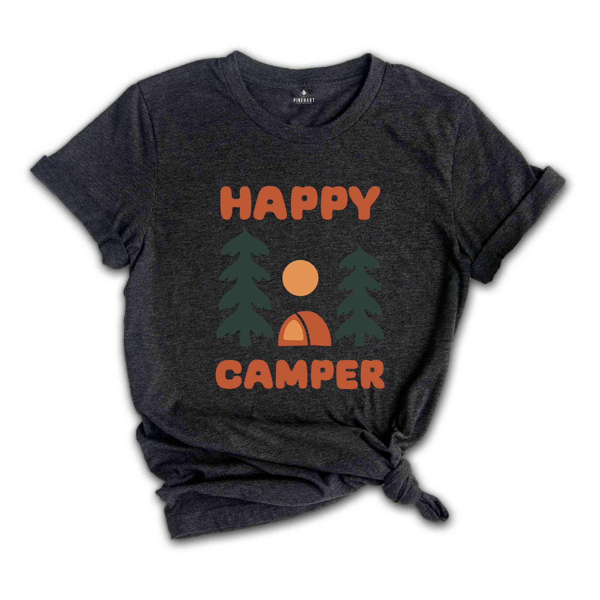 Happy Camper Shirt, Camping Tee, Nature Lover Gift, Outdoor Camping Shirt, Adventure T-shirt, Gift for Camper