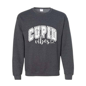 Cupid Vibes Sweatshirt, Valentine's Day Sweatshirt, Gift For Valentine, Valentine's Day Gift, Love Sweatshirt, Couple Sweatshirt