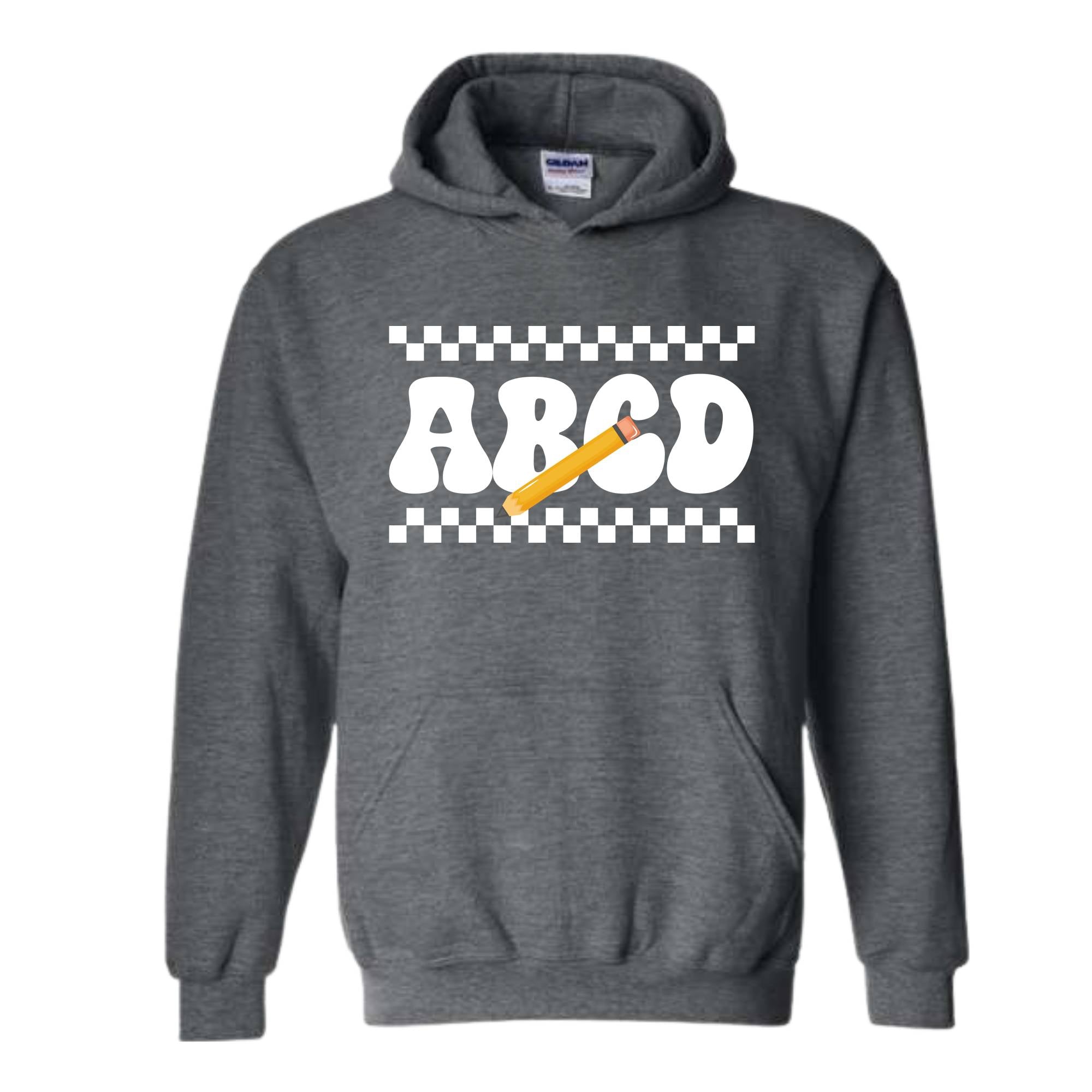 ABCD Teacher Sweatshirt, Kindergarten Teacher Sweatshirt, Teacher Gift Sweater, Teacher Squad Gift Sweatshirt, Teacher Hoodie