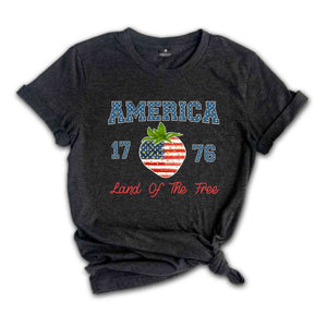 Land Of The Free Shirt, Usa Shirt, Memorial Day Shirt, Retro American Shirt, Independence Day, 4th Of July Tee, Retro Shirt, Patriotic Shirt