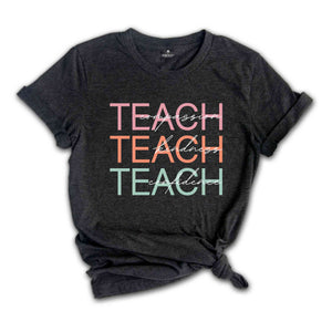 Compassion Kindness Confidence Teacher Shirt, Teach Shirt, Gift For Teacher Shirt, Trendy Teacher Shirt, New Teacher Shirt