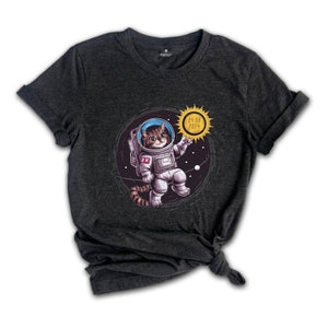 Astronaut Cat Shirt, April 8 2024 Shirt, Total Solar Eclipse Shirt, Path Of Totality, Astronomy Shirt, Astronaut Shirt, Eclipse Event Shirt