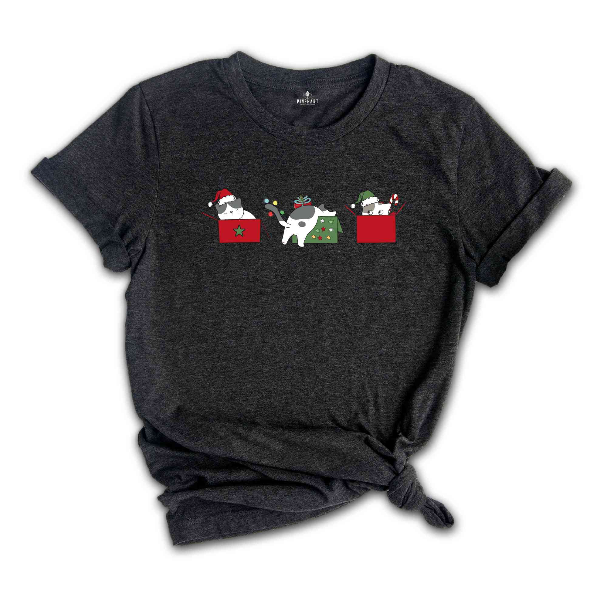 Christmas Cat Shirt, Cat Mom Shirt, Christmas Cat Shirt, Cat Lover Gift, Cat Lover Shirt, Christmas Party Shirt, Christmas Cat Shirt