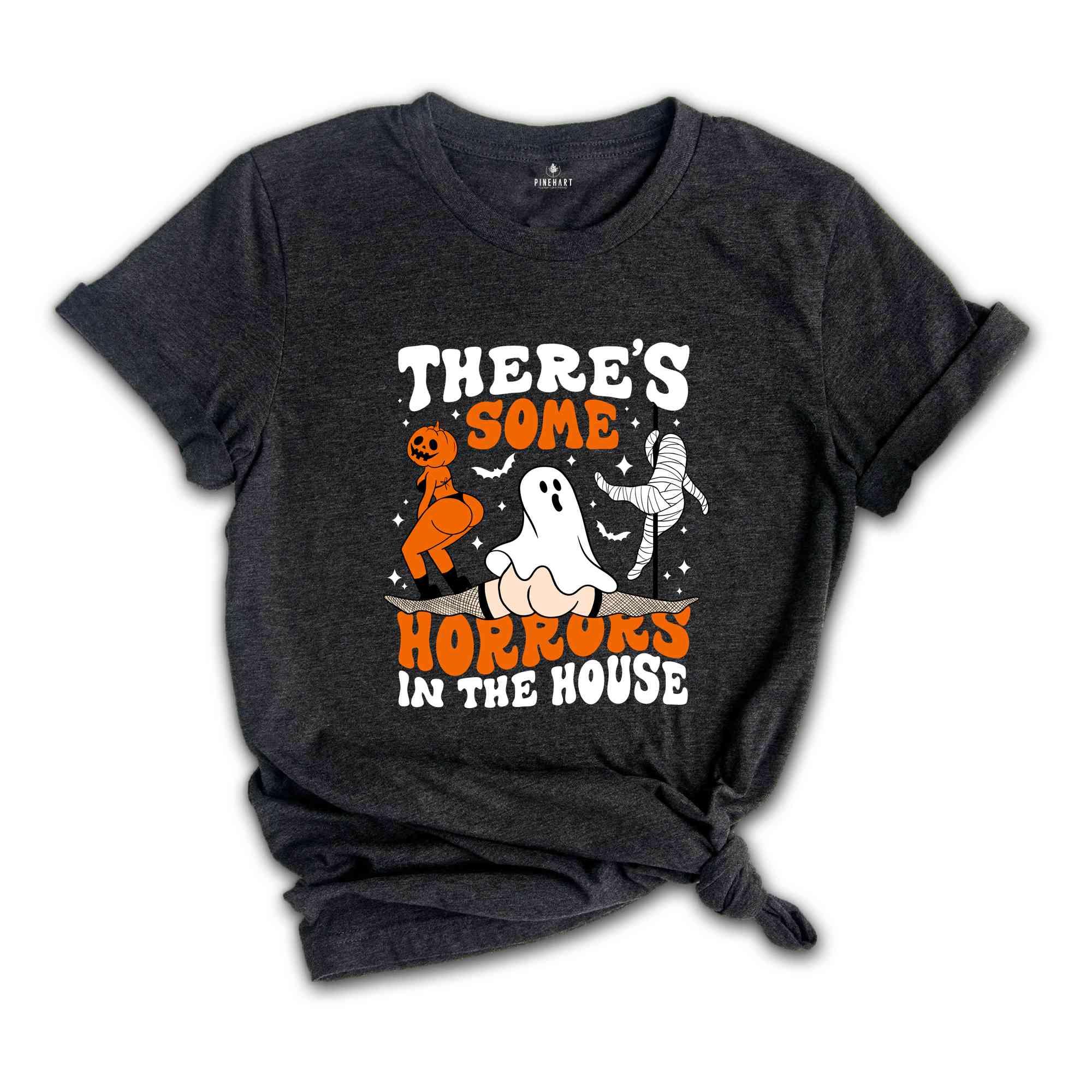 There's Some Horrors In The House Shirt, Funny Halloween Shirt, Cute Halloween Shirt, Spooky Season Shirt, Horror Shirt, Pumpkin Shirt