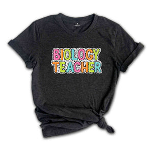 Biology Teacher Shirt, Teacher Gift, Cute Teacher Shirt, Teacher Life Shirt, Teaching Shirt, Gift For Teacher, Back To School Shirt