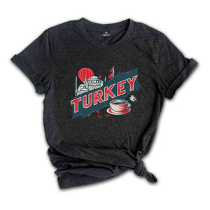 Retro Turkey Shirt, Turkey Travel Shirt, Country Travel Shirt, Shirt For Traveler, Travel Lover Gift, Travel Tee, Trip Shirt