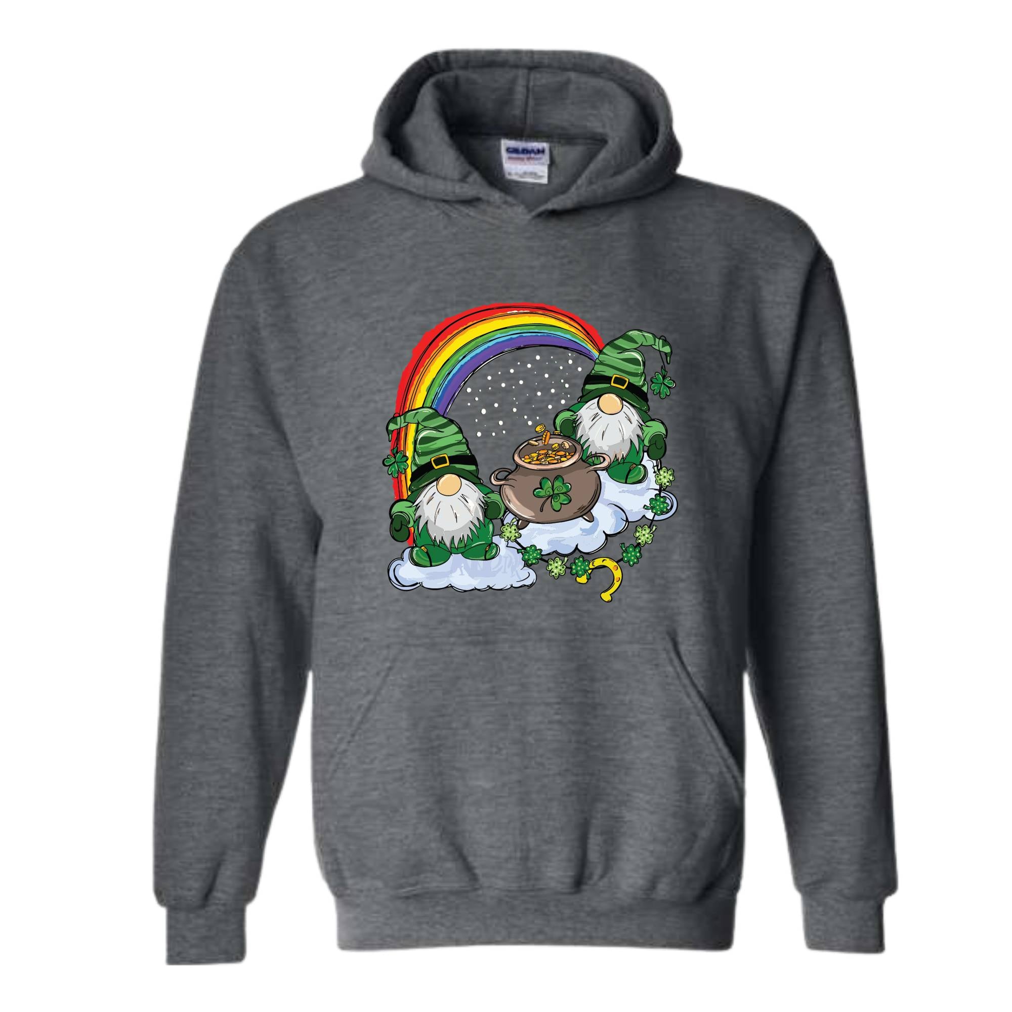 St. Patrick’s Day Sweatshirt, St Patrick Day Gnomes Hoodie, Irish Gnome Crewneck, Green St. Patrick’s Day Sweatshirt,Irish Leprechaun