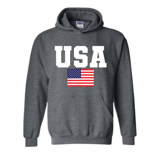 USA Hoodie, Patriotic Hoodie, America Sweatshirt, Flag Sweatshirt, American Retro Sweatshirt, USA Gift, American Flag Gift