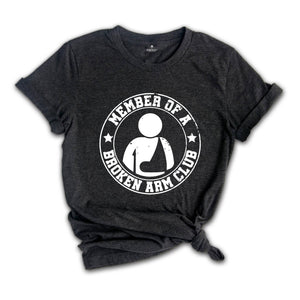 Member of a Broken Arm Kid's Club Shirt, Broken Arm Gifts, Funny Broken Arm Shirt, Broken Arm Kids, Funny Injury Tee