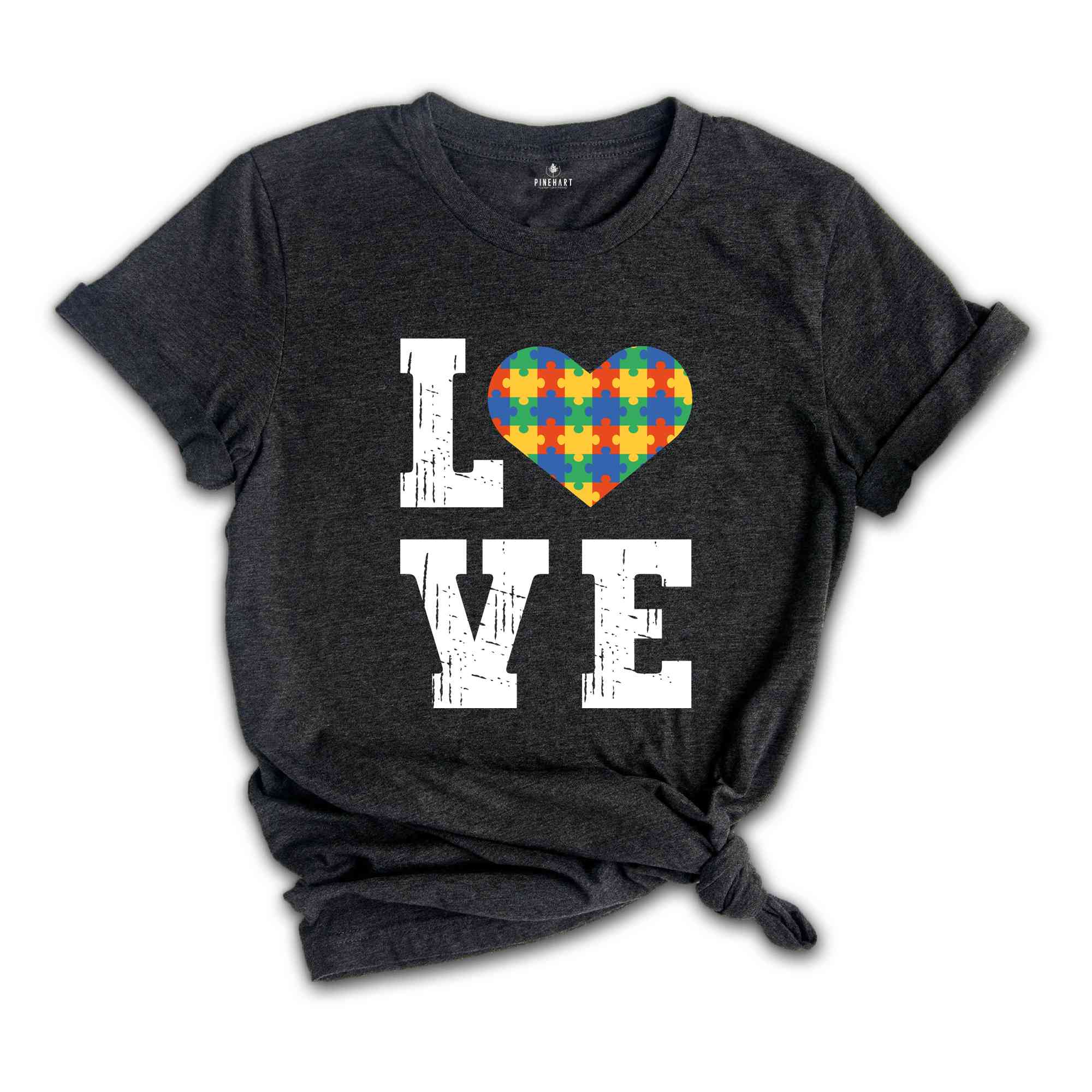 Love Puzzles Autism T-Shirt, Autism Awareness Shirt, Accept Understand Love Shirt, Autism Teacher Shirt, Autism Puzzle Pieces