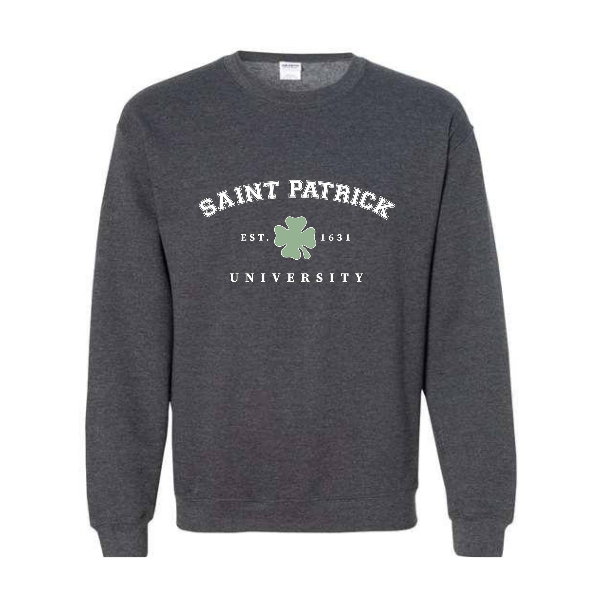 Saint Patrick University Sweatshirt, St. Patrick's Day Carnival, Saint Patrick's Sweatshirt, St Patrick's Holiday